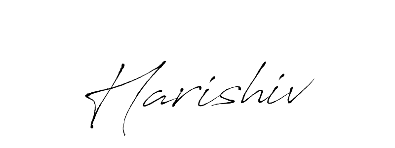 Design your own signature with our free online signature maker. With this signature software, you can create a handwritten (Antro_Vectra) signature for name Harishiv. Harishiv signature style 6 images and pictures png