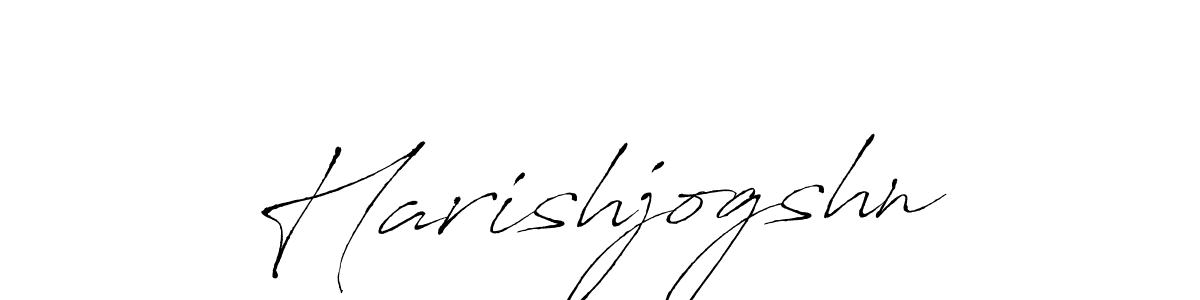 Design your own signature with our free online signature maker. With this signature software, you can create a handwritten (Antro_Vectra) signature for name Harishjogshn. Harishjogshn signature style 6 images and pictures png