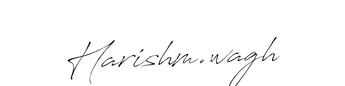 Design your own signature with our free online signature maker. With this signature software, you can create a handwritten (Antro_Vectra) signature for name Harishm.wagh. Harishm.wagh signature style 6 images and pictures png