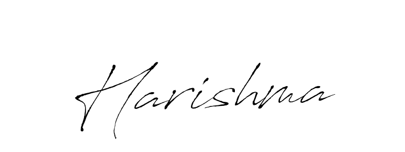 How to make Harishma name signature. Use Antro_Vectra style for creating short signs online. This is the latest handwritten sign. Harishma signature style 6 images and pictures png