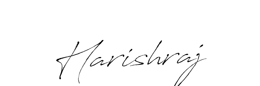 Design your own signature with our free online signature maker. With this signature software, you can create a handwritten (Antro_Vectra) signature for name Harishraj. Harishraj signature style 6 images and pictures png
