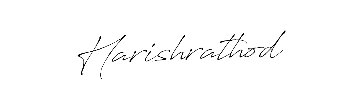 Use a signature maker to create a handwritten signature online. With this signature software, you can design (Antro_Vectra) your own signature for name Harishrathod. Harishrathod signature style 6 images and pictures png