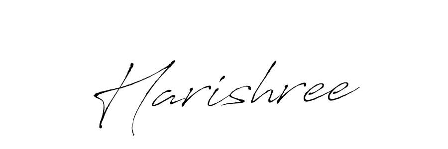 Use a signature maker to create a handwritten signature online. With this signature software, you can design (Antro_Vectra) your own signature for name Harishree. Harishree signature style 6 images and pictures png