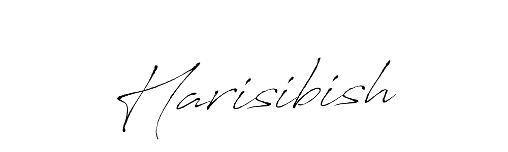 How to make Harisibish signature? Antro_Vectra is a professional autograph style. Create handwritten signature for Harisibish name. Harisibish signature style 6 images and pictures png