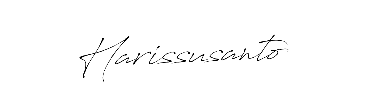 Create a beautiful signature design for name Harissusanto. With this signature (Antro_Vectra) fonts, you can make a handwritten signature for free. Harissusanto signature style 6 images and pictures png