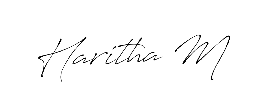 It looks lik you need a new signature style for name Haritha M. Design unique handwritten (Antro_Vectra) signature with our free signature maker in just a few clicks. Haritha M signature style 6 images and pictures png