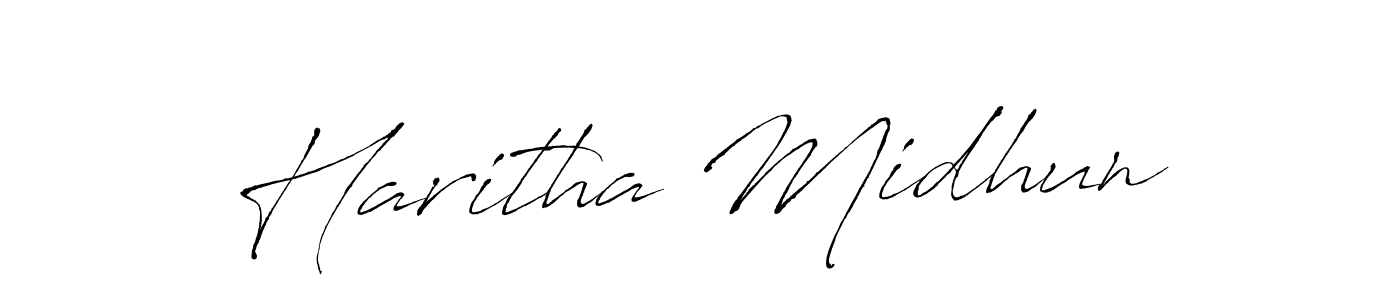 if you are searching for the best signature style for your name Haritha Midhun. so please give up your signature search. here we have designed multiple signature styles  using Antro_Vectra. Haritha Midhun signature style 6 images and pictures png