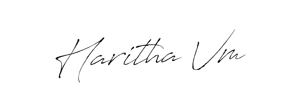 Also You can easily find your signature by using the search form. We will create Haritha Vm name handwritten signature images for you free of cost using Antro_Vectra sign style. Haritha Vm signature style 6 images and pictures png