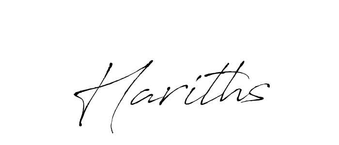 Antro_Vectra is a professional signature style that is perfect for those who want to add a touch of class to their signature. It is also a great choice for those who want to make their signature more unique. Get Hariths name to fancy signature for free. Hariths signature style 6 images and pictures png