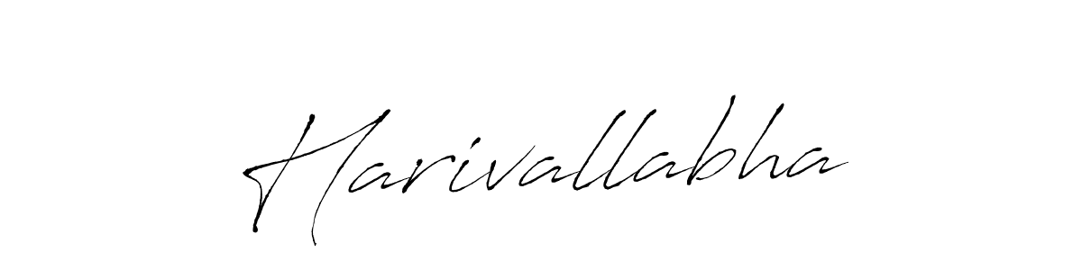 How to make Harivallabha signature? Antro_Vectra is a professional autograph style. Create handwritten signature for Harivallabha name. Harivallabha signature style 6 images and pictures png