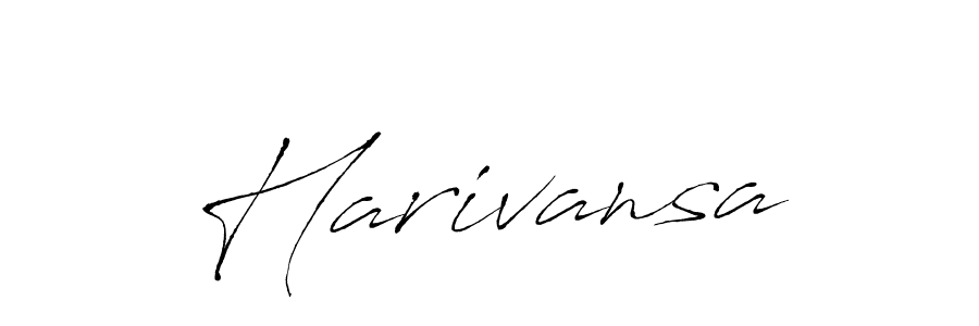 Design your own signature with our free online signature maker. With this signature software, you can create a handwritten (Antro_Vectra) signature for name Harivansa. Harivansa signature style 6 images and pictures png