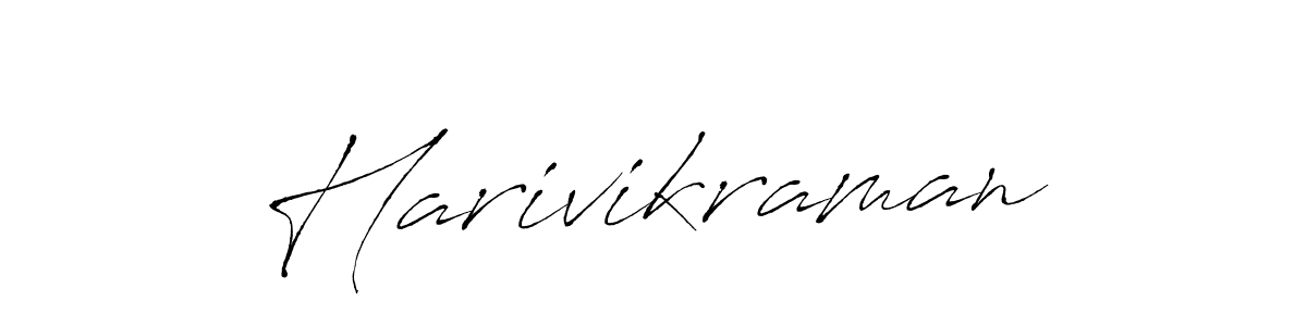 The best way (Antro_Vectra) to make a short signature is to pick only two or three words in your name. The name Harivikraman include a total of six letters. For converting this name. Harivikraman signature style 6 images and pictures png