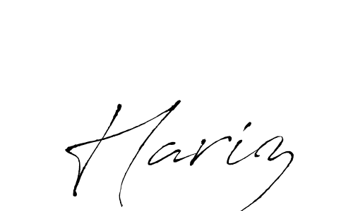 How to make Hariz name signature. Use Antro_Vectra style for creating short signs online. This is the latest handwritten sign. Hariz signature style 6 images and pictures png