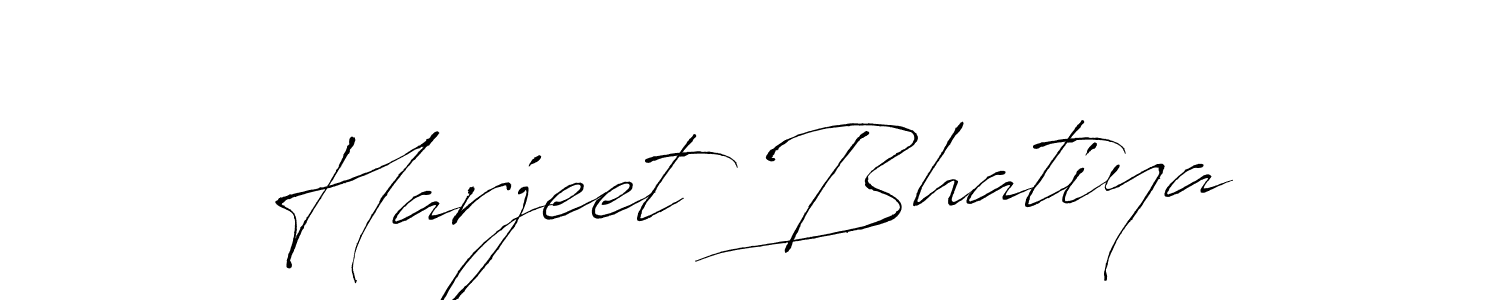 Use a signature maker to create a handwritten signature online. With this signature software, you can design (Antro_Vectra) your own signature for name Harjeet Bhatiya. Harjeet Bhatiya signature style 6 images and pictures png