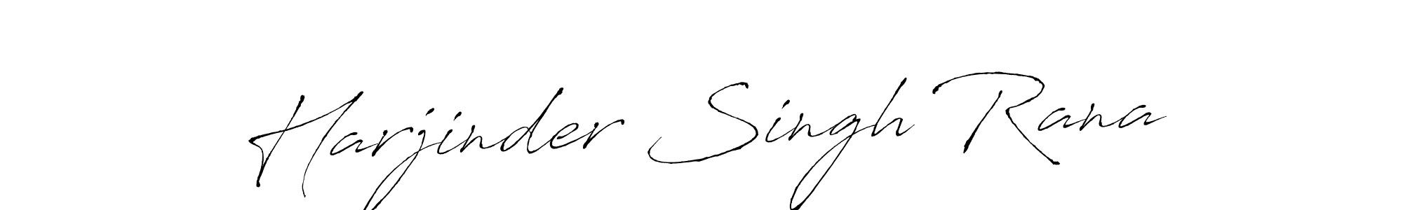 Design your own signature with our free online signature maker. With this signature software, you can create a handwritten (Antro_Vectra) signature for name Harjinder Singh Rana. Harjinder Singh Rana signature style 6 images and pictures png