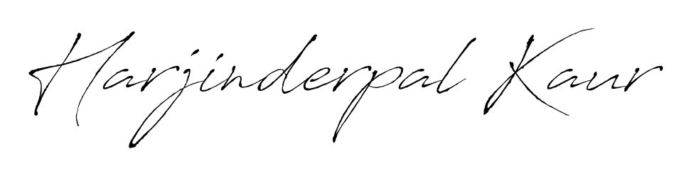 Enhance your business communications with Harjinderpal Kaur signature in Antro_Vectra lettering. Clean, modern, and universally compatible. Harjinderpal Kaur signature style 6 images and pictures png