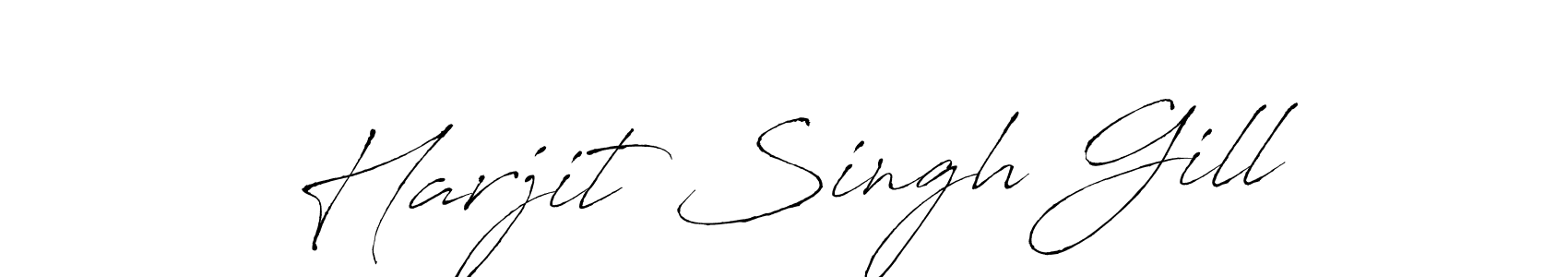 Use a signature maker to create a handwritten signature online. With this signature software, you can design (Antro_Vectra) your own signature for name Harjit Singh Gill. Harjit Singh Gill signature style 6 images and pictures png