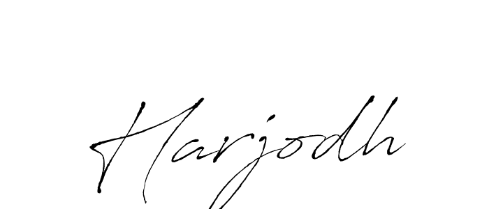 How to make Harjodh name signature. Use Antro_Vectra style for creating short signs online. This is the latest handwritten sign. Harjodh signature style 6 images and pictures png