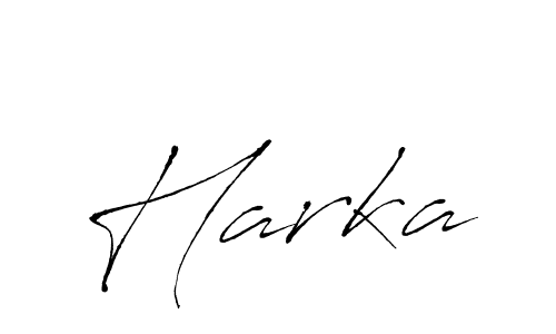 Harka stylish signature style. Best Handwritten Sign (Antro_Vectra) for my name. Handwritten Signature Collection Ideas for my name Harka. Harka signature style 6 images and pictures png