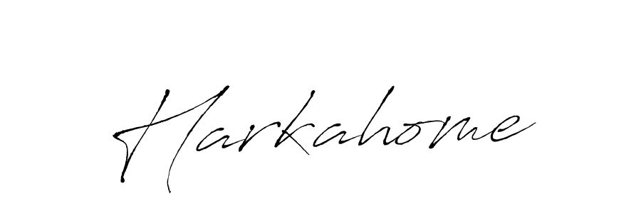 Harkahome stylish signature style. Best Handwritten Sign (Antro_Vectra) for my name. Handwritten Signature Collection Ideas for my name Harkahome. Harkahome signature style 6 images and pictures png