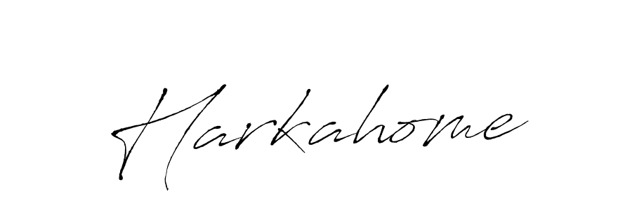 Make a beautiful signature design for name Harkahome. With this signature (Antro_Vectra) style, you can create a handwritten signature for free. Harkahome signature style 6 images and pictures png