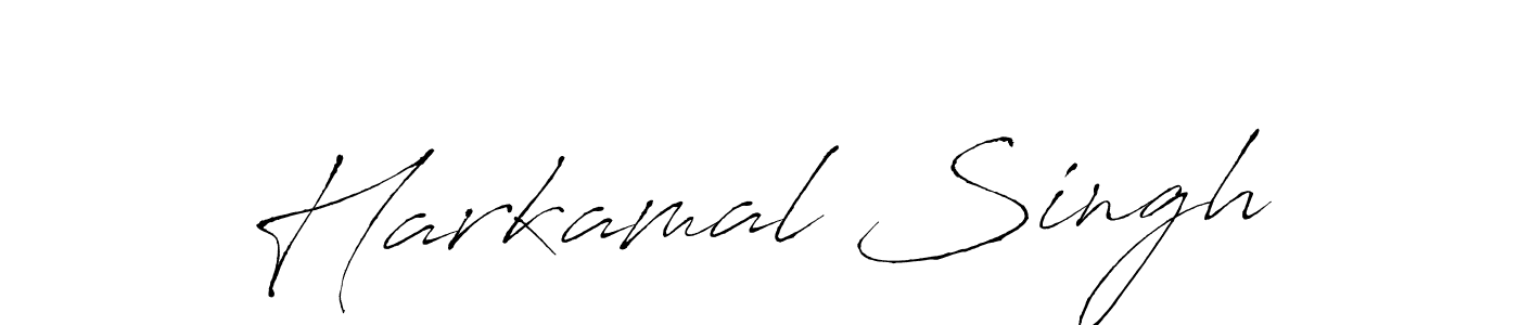 The best way (Antro_Vectra) to make a short signature is to pick only two or three words in your name. The name Harkamal Singh include a total of six letters. For converting this name. Harkamal Singh signature style 6 images and pictures png