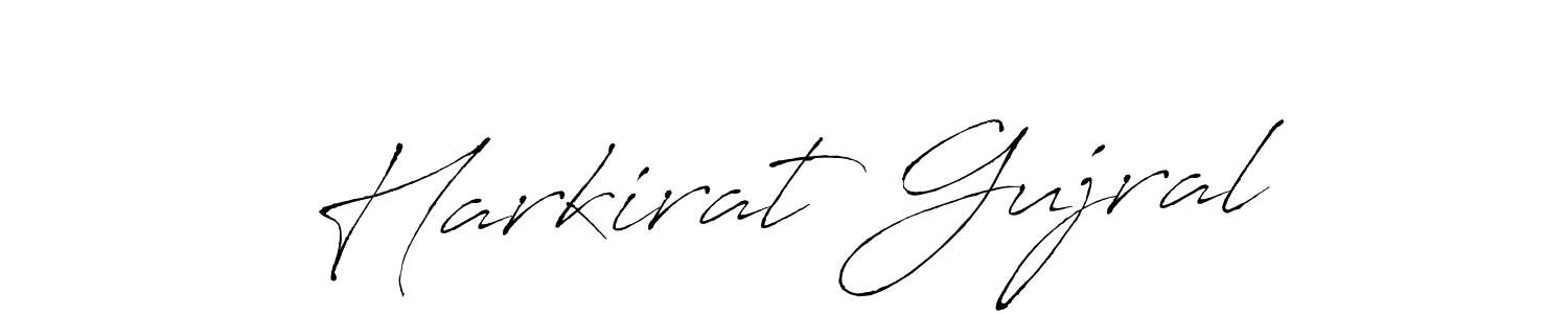 Also we have Harkirat Gujral name is the best signature style. Create professional handwritten signature collection using Antro_Vectra autograph style. Harkirat Gujral signature style 6 images and pictures png