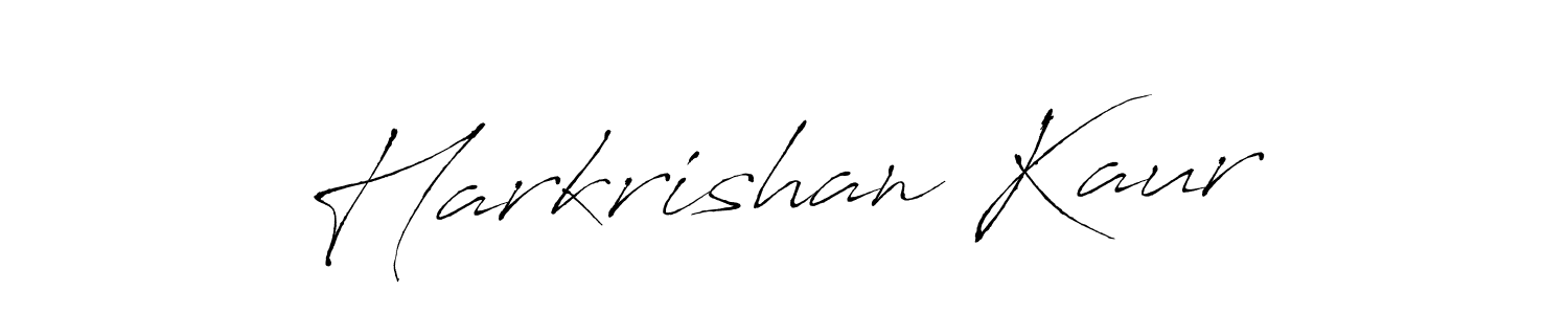 if you are searching for the best signature style for your name Harkrishan Kaur. so please give up your signature search. here we have designed multiple signature styles  using Antro_Vectra. Harkrishan Kaur signature style 6 images and pictures png