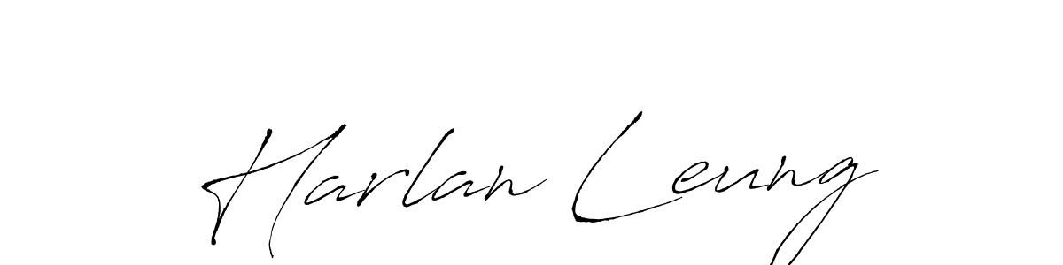 Antro_Vectra is a professional signature style that is perfect for those who want to add a touch of class to their signature. It is also a great choice for those who want to make their signature more unique. Get Harlan Leung name to fancy signature for free. Harlan Leung signature style 6 images and pictures png