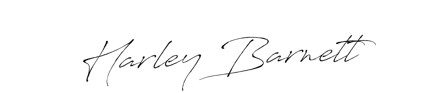 Design your own signature with our free online signature maker. With this signature software, you can create a handwritten (Antro_Vectra) signature for name Harley Barnett. Harley Barnett signature style 6 images and pictures png