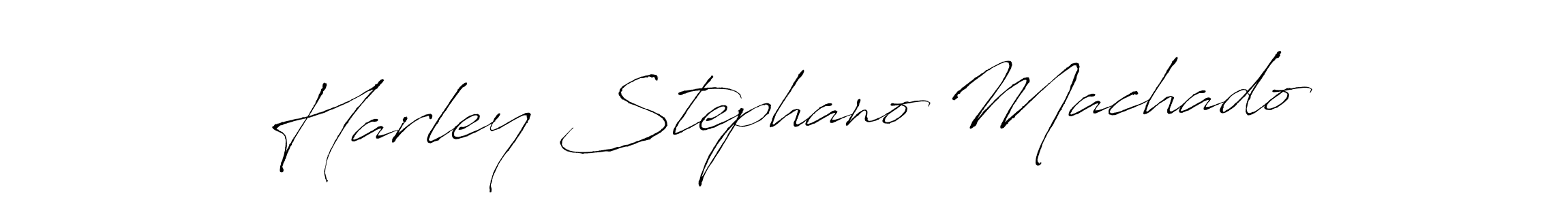 Once you've used our free online signature maker to create your best signature Antro_Vectra style, it's time to enjoy all of the benefits that Harley Stephano Machado name signing documents. Harley Stephano Machado signature style 6 images and pictures png