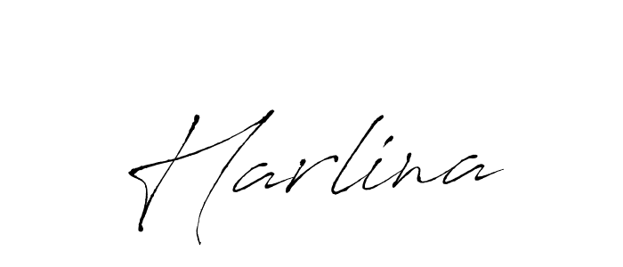 How to make Harlina signature? Antro_Vectra is a professional autograph style. Create handwritten signature for Harlina name. Harlina signature style 6 images and pictures png