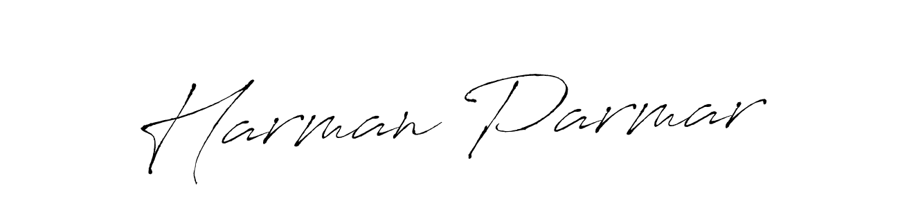 Use a signature maker to create a handwritten signature online. With this signature software, you can design (Antro_Vectra) your own signature for name Harman Parmar. Harman Parmar signature style 6 images and pictures png