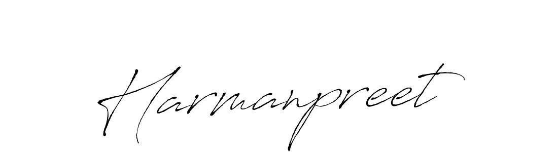 Create a beautiful signature design for name Harmanpreet. With this signature (Antro_Vectra) fonts, you can make a handwritten signature for free. Harmanpreet signature style 6 images and pictures png