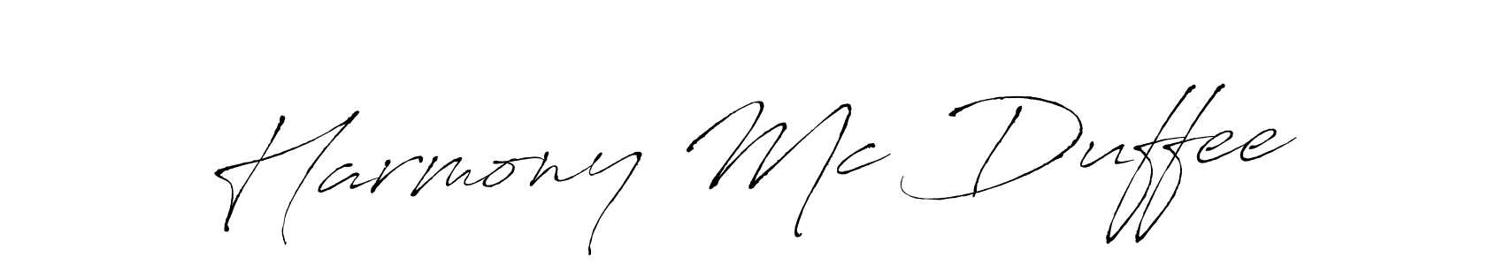 Create a beautiful signature design for name Harmony Mc Duffee. With this signature (Antro_Vectra) fonts, you can make a handwritten signature for free. Harmony Mc Duffee signature style 6 images and pictures png