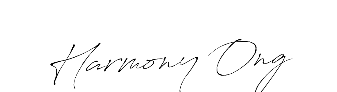 Make a beautiful signature design for name Harmony Ong. With this signature (Antro_Vectra) style, you can create a handwritten signature for free. Harmony Ong signature style 6 images and pictures png