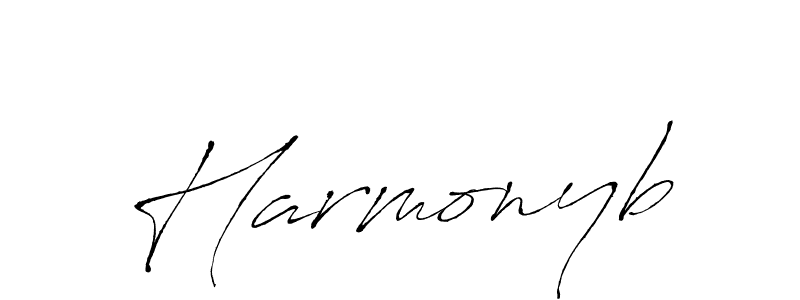 Harmonyb stylish signature style. Best Handwritten Sign (Antro_Vectra) for my name. Handwritten Signature Collection Ideas for my name Harmonyb. Harmonyb signature style 6 images and pictures png