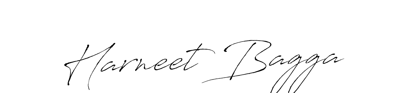 Create a beautiful signature design for name Harneet Bagga. With this signature (Antro_Vectra) fonts, you can make a handwritten signature for free. Harneet Bagga signature style 6 images and pictures png