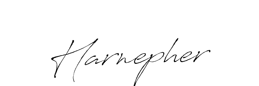 Harnepher stylish signature style. Best Handwritten Sign (Antro_Vectra) for my name. Handwritten Signature Collection Ideas for my name Harnepher. Harnepher signature style 6 images and pictures png