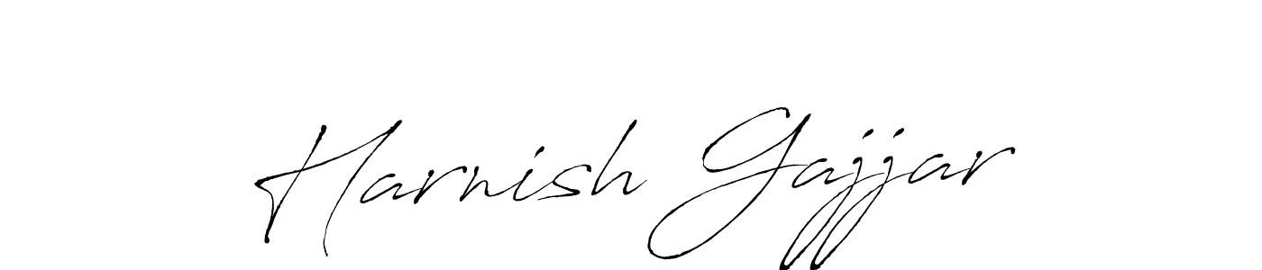 Use a signature maker to create a handwritten signature online. With this signature software, you can design (Antro_Vectra) your own signature for name Harnish Gajjar. Harnish Gajjar signature style 6 images and pictures png