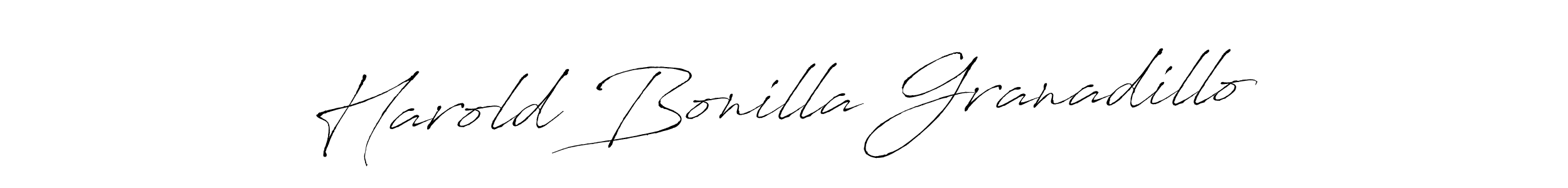 Antro_Vectra is a professional signature style that is perfect for those who want to add a touch of class to their signature. It is also a great choice for those who want to make their signature more unique. Get Harold Bonilla Granadillo name to fancy signature for free. Harold Bonilla Granadillo signature style 6 images and pictures png