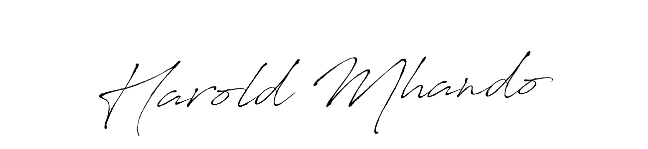 Use a signature maker to create a handwritten signature online. With this signature software, you can design (Antro_Vectra) your own signature for name Harold Mhando. Harold Mhando signature style 6 images and pictures png