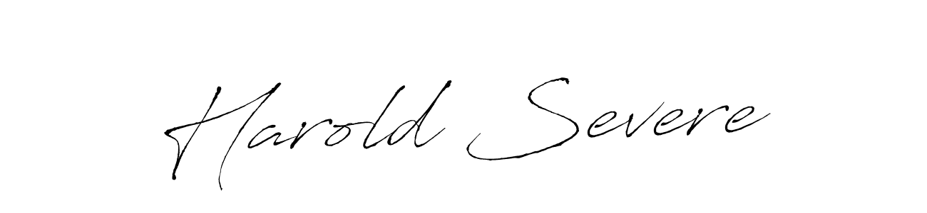 How to make Harold Severe signature? Antro_Vectra is a professional autograph style. Create handwritten signature for Harold Severe name. Harold Severe signature style 6 images and pictures png