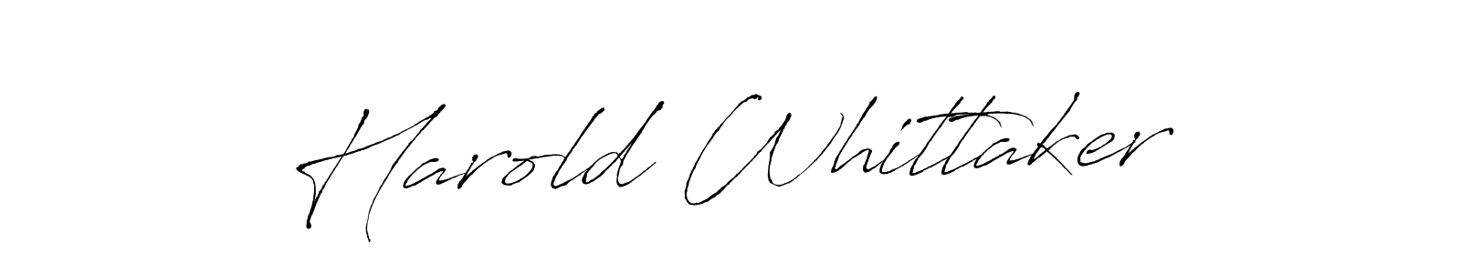 You should practise on your own different ways (Antro_Vectra) to write your name (Harold Whittaker) in signature. don't let someone else do it for you. Harold Whittaker signature style 6 images and pictures png