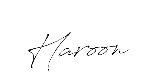 How to make Haroon signature? Antro_Vectra is a professional autograph style. Create handwritten signature for Haroon name. Haroon signature style 6 images and pictures png