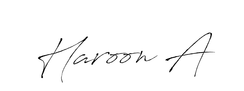 Make a beautiful signature design for name Haroon A. Use this online signature maker to create a handwritten signature for free. Haroon A signature style 6 images and pictures png