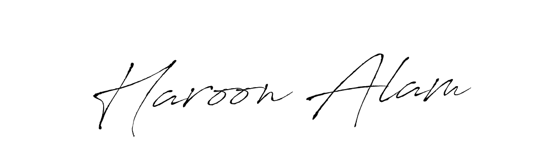 You should practise on your own different ways (Antro_Vectra) to write your name (Haroon Alam) in signature. don't let someone else do it for you. Haroon Alam signature style 6 images and pictures png