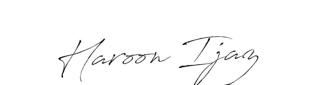 How to make Haroon Ijaz signature? Antro_Vectra is a professional autograph style. Create handwritten signature for Haroon Ijaz name. Haroon Ijaz signature style 6 images and pictures png