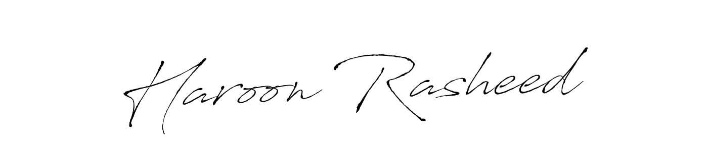 The best way (Antro_Vectra) to make a short signature is to pick only two or three words in your name. The name Haroon Rasheed include a total of six letters. For converting this name. Haroon Rasheed signature style 6 images and pictures png