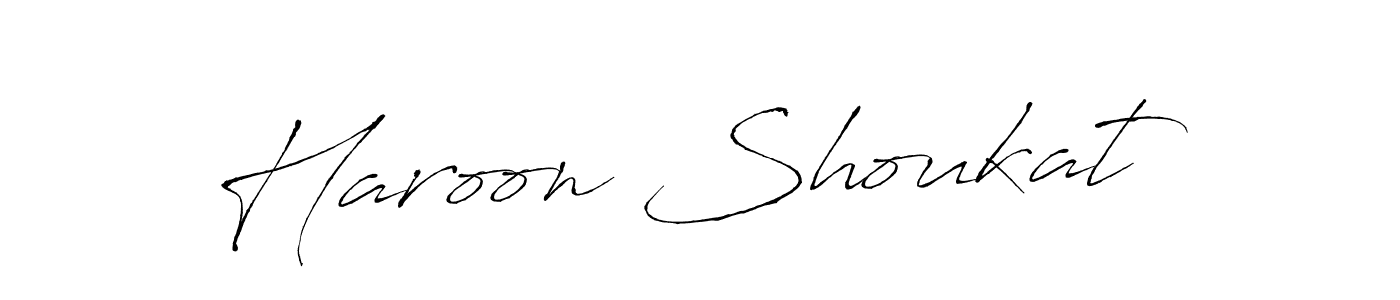 Make a beautiful signature design for name Haroon Shoukat. Use this online signature maker to create a handwritten signature for free. Haroon Shoukat signature style 6 images and pictures png